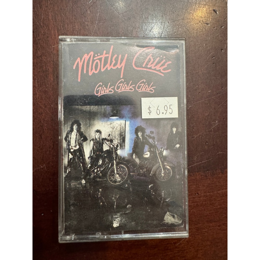Motley Crue Girls Girls Girls Cassette Tape 1987 Vintage Elektra 60725-4 Rock